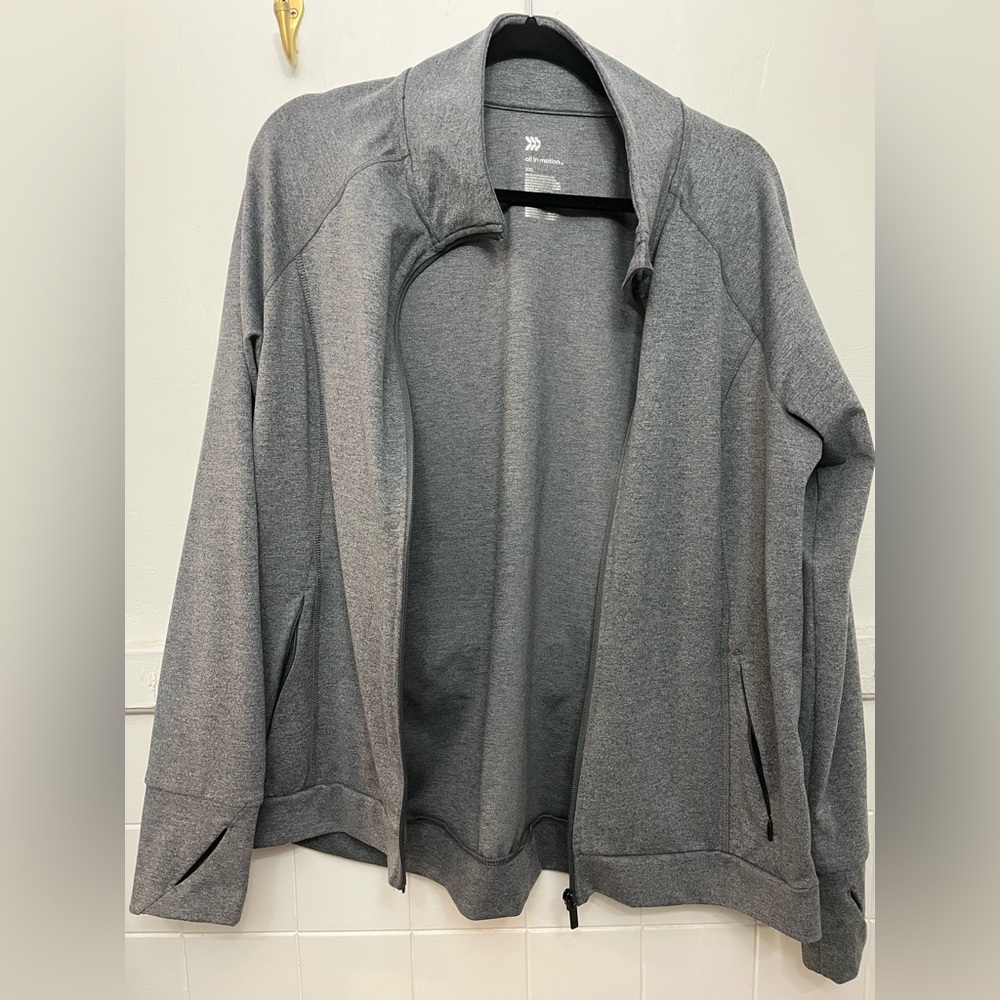 XXL Zip Up Lightweight Exercise Jacket